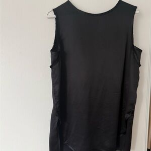 Vince Black Silk Sleeveless Top